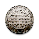 Moneda Oficial Real Madrid Coleccionable El Mejor Equipo del Mundo Níquel Ant.