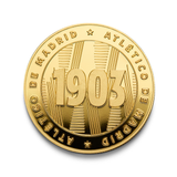 Moneda Oficial Atlético de Madrid Coleccionable 1903 Oro