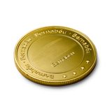 Moneda Oficial Real Madrid Coleccionable  Bernabéu Oro