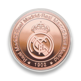 Moneda Oficial Real Madrid Coleccionable 1902 Bronce