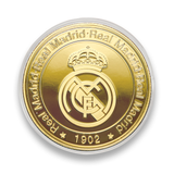 Moneda Oficial Real Madrid Coleccionable One Club One Color Oro