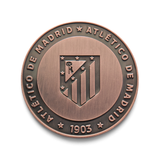 Moneda Oficial Atlético de Madrid Coleccionable  Escudo Ant. Bronce