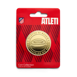 Moneda Oficial Atlético de Madrid Coleccionable Estadio Oro