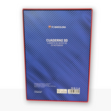 Cuaderno Oficial 3D FC Barcelona A6 AzulGrana Escudo