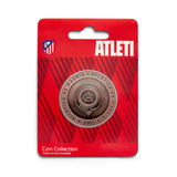 Moneda Oficial Atlético de Madrid Coleccionable  Escudo Ant. Bronce
