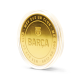 Moneda Oficial FC Barcelona Coleccionable Barça Oro