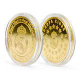 Moneda Oficial Real Madrid Coleccionable Europa Kings Oro