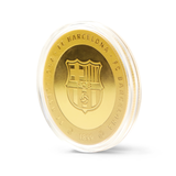 Moneda Oficial FC Barcelona Coleccionable Barça Oro