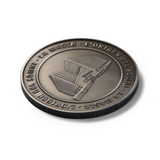 Moneda Oficial FC Barcelona Coleccionable La Masia Oro